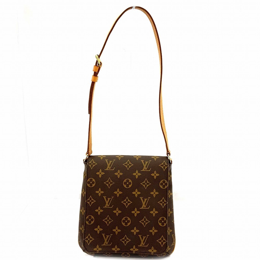 Louis VUITTON Musette Salsa Short Shoulder Bag Monogram Brown Vuitton